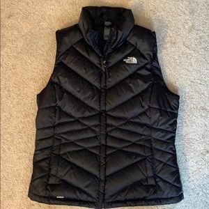 North Face Black Down Vest